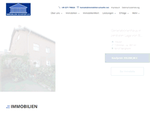 Tablet Screenshot of immobilien-schaefer.net